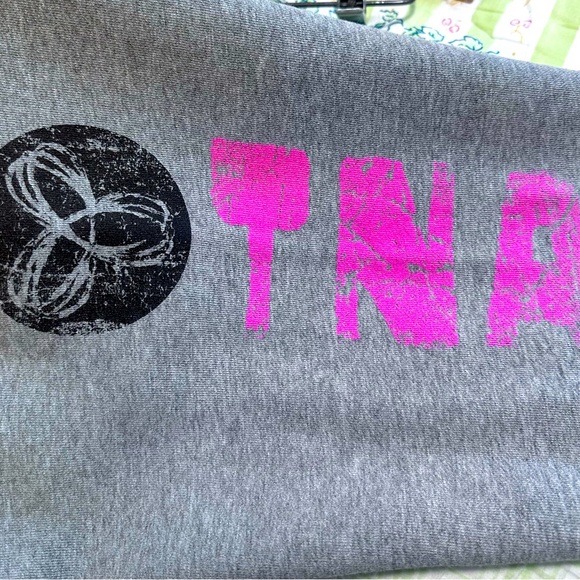 TNA Cropped/Capri Fleece Sweatpants with Drawstring - Small - Picture 2 of 5